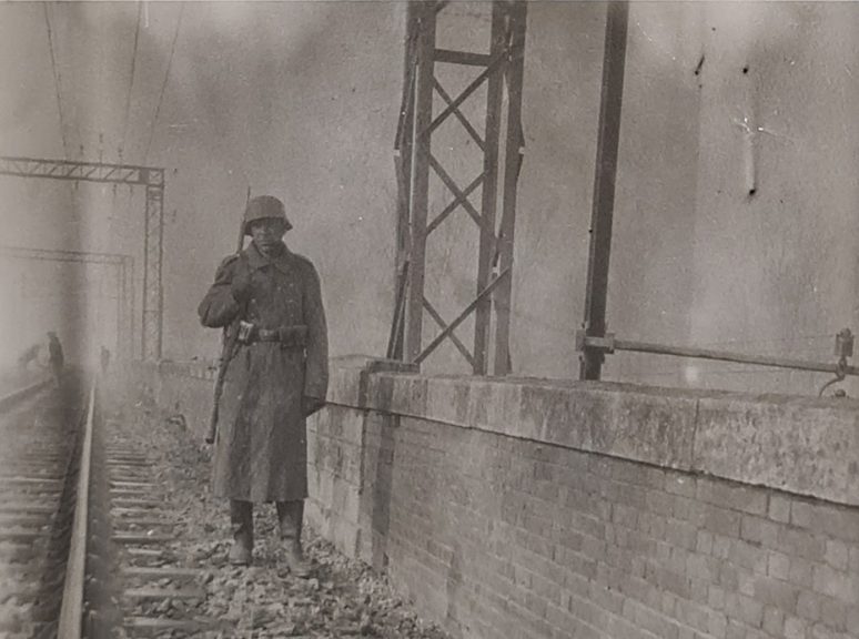 Sentinelle allemande sur le Grand Pont d’Empalot